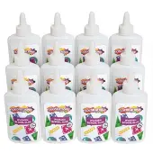 Washable School Glue 4oz Set of 12 by Colorations