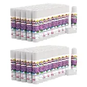 Premium White Washable Glue Sticks Set of 100 017 oz each Value Pack by Colorations