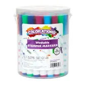 Washable Marker Stamper Bucket 44 Pieces by Colorations