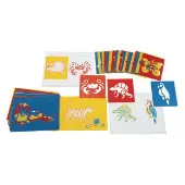 Washable Plastic Stencils Mega Set by Colorations