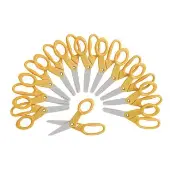 5 Plastic Scissors Set of 12 by Colorations