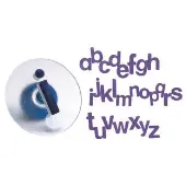 Easy Grip Stampers Lowercase Alphabet Set of 26 by Colorations