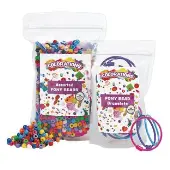 Bead and Bracelet Kit 1 lb of beads and 24 Bracelets by Colorations