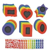 No Glue Fun Foam Frames Set of 36 by Colorations