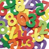 Self Adhesive Number Foam Shapes 150 Pieces by Colorations