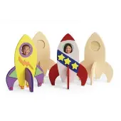 Rocket Ship Photo Frames Set of 12 by Colorations