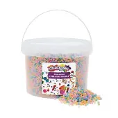 Fluorescent Fuse Beads and 6 Pegboards in a Bucket 22000 Beads by Colorations