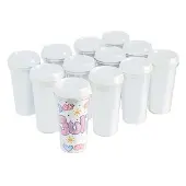 Decorate Your Own Travel Mugs Set of 12 by Colorations