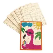 Decorate Your Own Wooden Tray Puzzle Set of 6 by Colorations