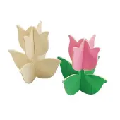 Decorate Your Own 3D Wooden Tulip Set of 12 by Colorations