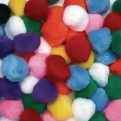 Jumbo 2 Pom Poms 50 Pieces by Colorations