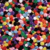Mini Pom Poms 450 Pieces by Colorations