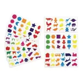 Familiar Shapes Stickers 90 Sheets by Colorations