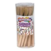 Classic Wooden Chubby Brushes Set of 24 by Colorations