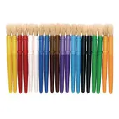 Plastic Chubby Brushes Set of 20 by Colorations