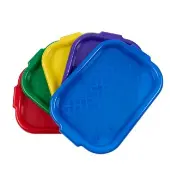 Brawny Tough Large Plastic Art Trays Set of 5 by Colorations