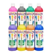 Simply Shiny Washable Tempera 16 oz Set of All 8 by Colorations