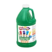 Paraben Free Simply Washable Tempera Paint Green 1 2 Gallon by Colorations