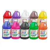 Paraben Free Simply Washable Tempera Paint Set of 10 1 2 Gallons by Colorations