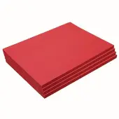 9 x 12 Mediumweight Holiday Red Construction Paper Pack 200 sheets by Colorations