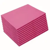9 x 12 Mediumweight Hot Pink Construction Paper Pack 500 sheets by Colorations