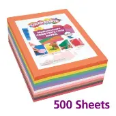 9 x 12 Mediumweight Assorted Colors Construction Paper Pack 500 sheets by Colorations