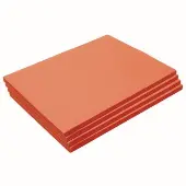 9 x 12 Mediumweight Orange Construction Paper Pack 200 sheets by Colorations