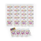 Large Crayons 8 Colors 24 Sets 192 Total Crayons by Colorations