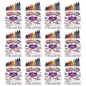 Large Crayons 8 Colors 12 Sets by Colorations
