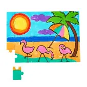 Decorate Your Own Jigsaw Puzzles Set of 24 by Colorations