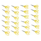 24 Blunt Tip Scissors Value Pack Plastic Blades by Colorations