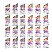 Colors Like Me and Regular Crayons 8 Colors Regular Size 12 packs of each by Colorations