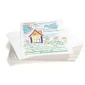 White Sulphite Paper 9 x 12 80 lb by Colorations