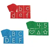 Comprensive Dabber Dot Stencil Set 62 Stencils by Colorations