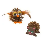 Medium Craft Pinecones 12 Pieces by Sono