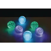Light Up Tactile Glow Spheres Set of 6 by TTS