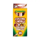 Crayola Colors of the World Colored Pencils 24 Colors by Really Good Stuff LLC