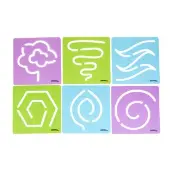 Mindfulness Stencils Set of 6 by Colorations