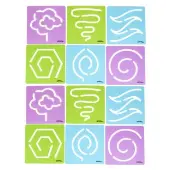 Mindfulness Stencils Set of 12 by Colorations