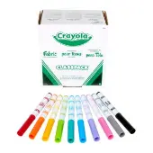 Fine Line Fabric Markers Classpack Set of 80 by Crayola