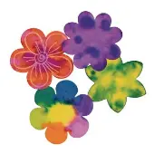 Liquid Watercolor Diffusing Paper Flower Shapes by Roylco