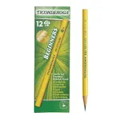 Beginners No2 Pencils Without Erasers Set of 12 by Ticonderoga