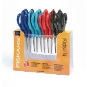 for Kids 5 Pointed Tip Scissors Set of 12 by Fiskars
