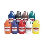 1 2 Gallon Acrylic Paint Set 9 Bottles by Handy Art