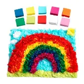 Mini Tissue Squares 10 Colors 5000 Pieces by Colorations