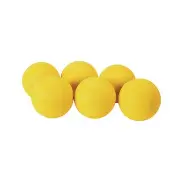 7 Yellow Best Quality Rubber Playground Balls Set of 6 by Excellerations