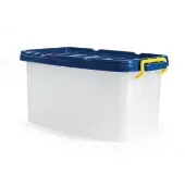 Large Storage Bin with Clip Handle Lid by Excellerations