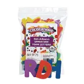 Self Adhesive Uppercase Foam Letter 75 Pieces by Colorations