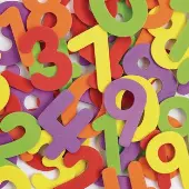 Self Adhesive Foam Numbers 50 Pieces by Colorations