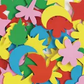 Self Adhesive Foam Shapes 54 Pieces by Colorations